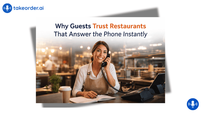 Why Guests Trust Restaurants That Answer the Phone Instantly